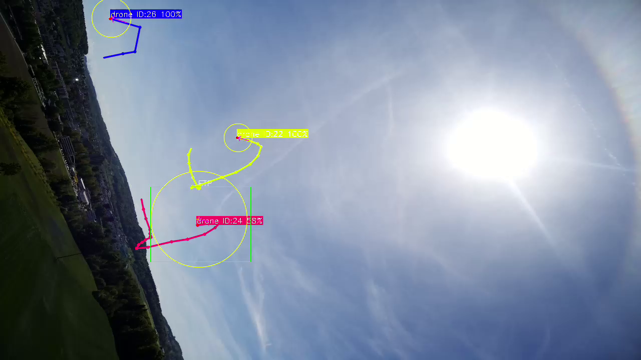 Multi-drone detection and trajectory tracking